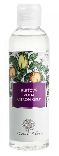 Pleťová voda citron a grep 200 ml Nobilis Tilia 